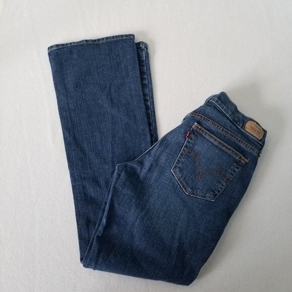 Levi's Women's Boot Cut Jeans - Dark Blue - Picture 2 of 6